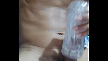 Usando copa succionadora de semen