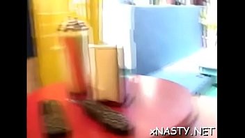 Bitch gets full of jock