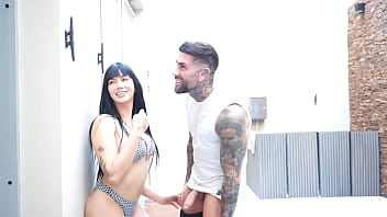 Fucking my bestie boyfriend behind her back she catches us and we have her join yenifer chacon nestor zarc and yasmin avila