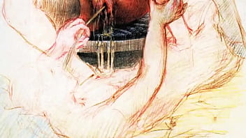 Retro erotic drawings