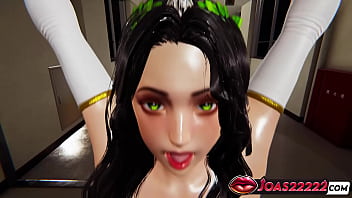 Naga sexy angel in hentai missionary sex standing wall anal doggy style and intense tied pose hard sex with cum inside tight pussy a lot of sperm in honey select 2