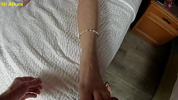 Ali allure shows her sexy feet for step dad trailer watch full on red