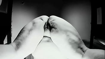 Four fingers and a wet pussy b&w