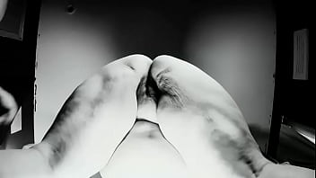 Four fingers and a wet pussy b&w