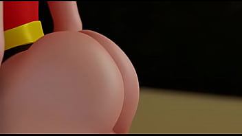 Mulher elástica se divertindo um pouco