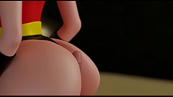 Mulher elástica se divertindo um pouco