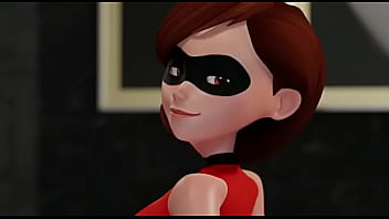 Mulher elástica se divertindo um pouco