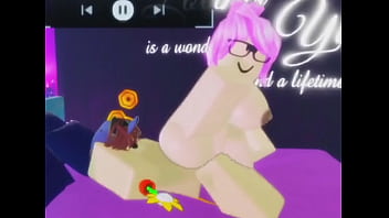 Puta de cabello morado follada