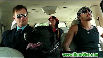 Japanese nuru massage and sexual tension on air matress 04