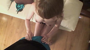 Lovely japanese teen 18 gives him head and takes it from behind