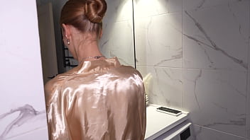 The soap slid over the tattooed skin as he went deeper