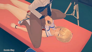 Probando el pené negro de su maestro