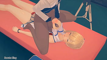 Probando el pené negro de su maestro