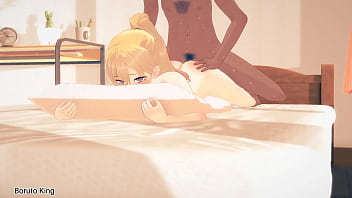 Probando el pené negro de su maestro