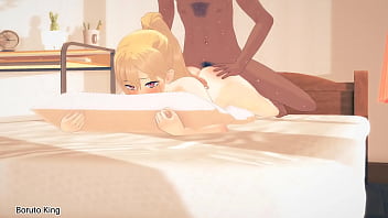 Probando el pené negro de su maestro