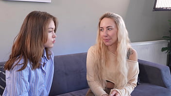 Blonde bombshell casting turns into raw pussy pounding