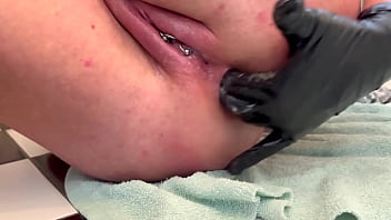 Anal 3 finger masturbate and asshole working and pee on the end