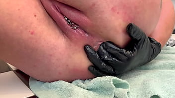 Anal 3 finger masturbate and asshole working and pee on the end