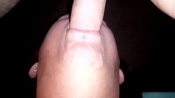 Man fucks throat of hot milf