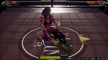 Lucifera vs jennifer nf3d female mma combat femdom