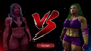 Lucifera vs jennifer nf3d female mma combat femdom