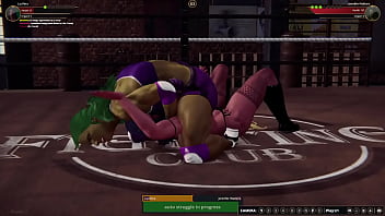Lucifera vs jennifer nf3d female mma combat femdom