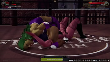 Lucifera vs jennifer nf3d female mma combat femdom