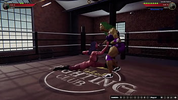 Lucifera vs jennifer nf3d female mma combat femdom