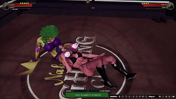 Lucifera vs jennifer nf3d female mma combat femdom