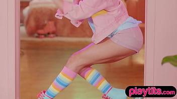 Petite Pornstar Milf Reveals Her Hairy Lil Pussy And Slender Bare Body thumbnail