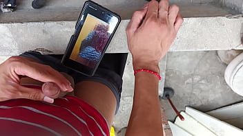 Cheeky friend taking off her clothes – turns me on until i cum hard