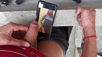 Cheeky friend taking off her clothes – turns me on until i cum hard