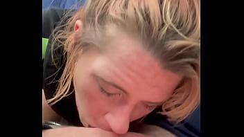 Blonde streetwalker gets paid to suck cock and lets the guy nut in her whore mouth Blonde streetwalker gets paid to suck cock and lets the guy nut in her whore mouth