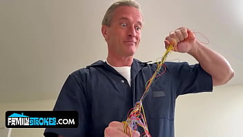 Drilling my bratty stepdaughter’s pussy literally