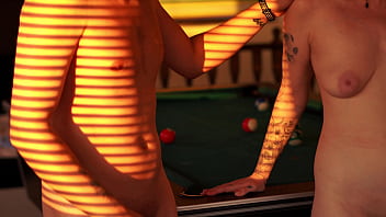 Winning in billiard leads to a fucking session