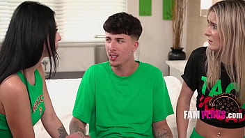 Stepsisters use stepbrother's cum to counteract hot sauce ethan seeks raven lane thea summers