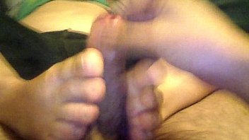 Footjob amateur wife 6