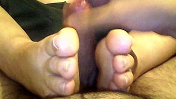Footjob amateur wife 6