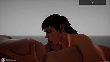 Fat man tries to satisfy hot big tit ass milf