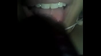 Chupando mi vibrador