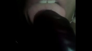 Chupando mi vibrador