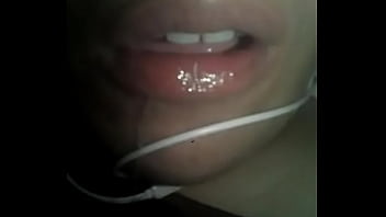 Chupando mi vibrador