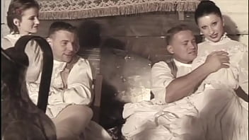 Great orgy in the 18th century venetian inn