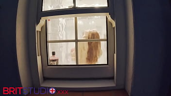 You watch your neighbour in the shower