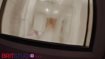 You watch your neighbour in the shower