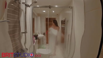 You watch your neighbour in the shower