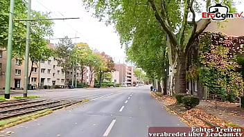 Süße natürliche deutsche von nebenan trifft erfahrenen mann zum sex