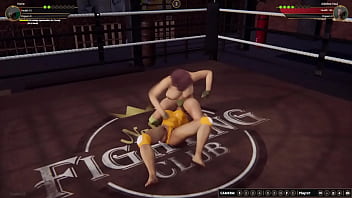 Horie vs adeline nf3d female mma combat ring