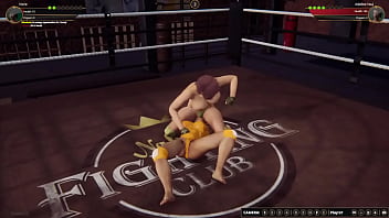 Horie vs adeline nf3d female mma combat ring