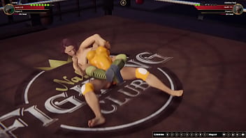 Horie vs adeline nf3d female mma combat ring